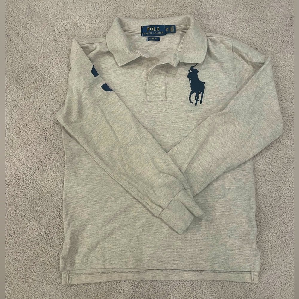 Polo Ralph Lauren Big Pony Long Sleeve Polo. Size Small (8).